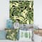 Designart - Natural Leaves Exotic On Dark II - Tropical Canvas Wall Art Print